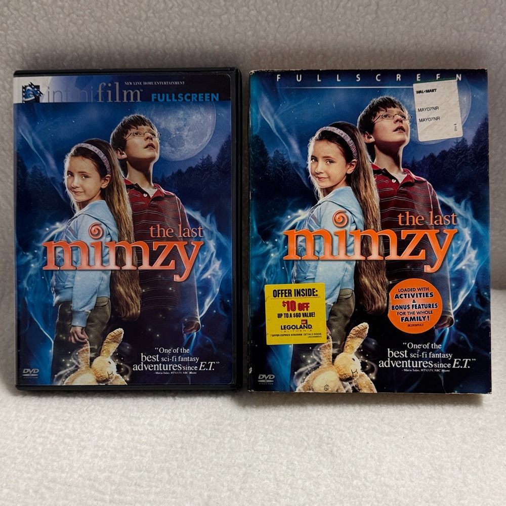 The Last Mimzy DVD Newline Full Screen Infinifilm Edition Family Film Favorite